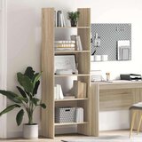 vidaXL Knjižna omara sonoma hrast 60x35x180 cm iverna plošča, (20705375) | Shoptok.si