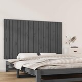  Zidno uzglavlje sivo 147x3x90 cm od masivne borovine | shoptok.hr