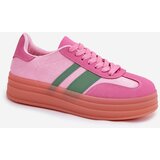 Boto Low platform sneakers pink Ovivene | Shoptok.si