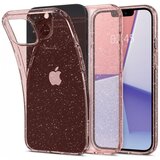 Spigen liquid Crystal Glitter ovitek za iPhone 13 6.1 - prozorno roza z bleščicami Cene