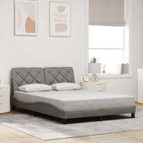 Maison Chic Posteljni okvir - Dvoposteljna postelja - Zakonska postelja brez vzmetnice taupe 120x200 cm blago-J12614, (21772850) | Shoptok.si