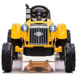  Dječji traktor na akumulator 12V s prikolicom, žuti | shoptok.hr