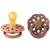 Bibs duda varalica - lateks (kaučuk) - Peach/Woodchuck (vel. 1) -BOH-PW-1 | shoptok.hr
