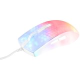 DELTACO GAMING Miš WM87 Polu-transparentan RGB Ultralagan, USB, Bijeli | shoptok.hr