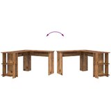  Kutni stol Staro drvo 140 x 113,5 x 75 cm Konstruirano drvo | shoptok.hr