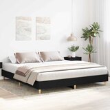  Krevetna konstrukcija Crni hrast 203 x 203 x 25 cm | shoptok.hr