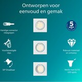 Philips SET 3x ugradno stropno svetlo PERIDOT 1xGU10/7W/230V belo | Eponuda.com