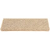  Prostirke za stepenice 15 kom 65x21x4 cm svijetlo bež pravokutni rub | shoptok.hr