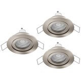 Eglo 902239 - KOMPLET 3x LED kupatilsko ugradno svetlo BARRANCO 1xGU10/4,5W/230V IP44 hrom | Eponuda.com