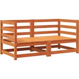  The Living Store Kotni vrtni kavči 2 kosa voščeno rjav 70x70x67cm trdna borovina - Vrtni Kavč, (21443769) | Shoptok.si