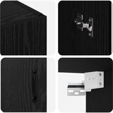 Ormarić za pohranu Zidne Crni hrast 69,5 x 34 x 90 cm | shoptok.hr