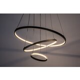 Rabalux Visilica sa daljinskim Beliza, 3 prstena, LED 95W, 3000-6500K, 60cm, Crna Cene