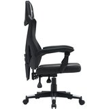  GAMING MCH01 FLOW črno/bel ergonomski gaming stol, (21684089) | Shoptok.si