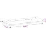 Jastučić za klupu VIANEN 100% poliester Antracit - Antracit 100 x 40 x 12 cm | shoptok.hr