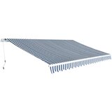Tenda na Ručno Sklapanje 500 cm Plavo-Bijela | shoptok.hr