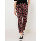 Camaieu Black Floral Pants - Women | shoptok.hr