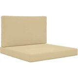  Zunanja blazina za kavč 2 pcs Bež Poliester, (5000202322) | Shoptok.si