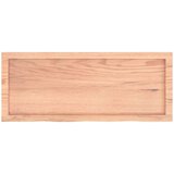 Stolna ploča svjetlosmeđa 100 x 40 x 6 cm tretirana hrastovina | shoptok.hr