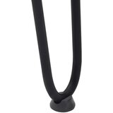 vidaXL noge za mizo za lase 4 kosi črna 72 cm trdno jeklo | Shoptok.si