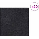  Tepih pločica Tamnosiva 50 x 50 cm 20 pcs PP i bitumen | Eponuda.com