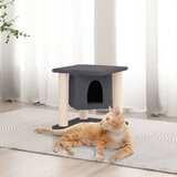  Penjalica za mačke sa stupovima za grebanje tamnosiva 37 cm | shoptok.hr