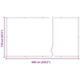  Balcony ekran Bež 110 x 600 cm Oxford tkanina - Bež 110 x 600 cm | shoptok.hr