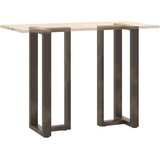  Noge za barski stol T-oblika 2 kom Crne 40x35x(100-101) cm Čelik | shoptok.hr