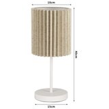  Brilagi - Stona lampa NORDIC WAVE 1xE27/15W/230V lan/bela | Eponuda.com