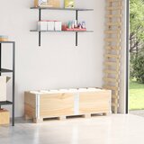 vidaXL okviri za palete 2 kom 150x50 cm od masivne borovine | shoptok.hr