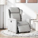 Maison Chic Električni naslanjač - Relax naslanjač sivo blago, (22062088) Cene