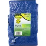 Cerada 6x8m 80gr plava MICRO /76037