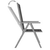 10-dijelni vrtni blagovaonski set crno-srebrni | shoptok.hr