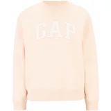 Gap Petite Sweater majica 'HERITAGE' breskva / bijela
