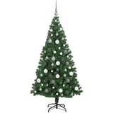 vidaXL Umjetno božićno drvce Zelena 180 cm PVC i Čelik i Plastika | shoptok.hr