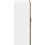 vidaXL Stenska kuhinjska omarica z vrati Dimljeni oreh 80 x 31 x 80 cm | Shoptok.si