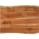 vidaXL Mizna plošča 70x60x3,8 cm pravokotna akacija naraven rob | Shoptok.si