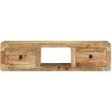  Zidni TV ormarić 100x32x25 cm puno drvo grubo mango | Eponuda.ba