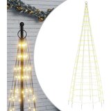 vidaXL Svjetlo za božićno drvce na stijegu 550 LED tople bijele 300 cm | shoptok.hr