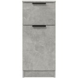  Komoda siva boja betona 30 x 30 x 70 cm od konstruiranog drva | shoptok.hr