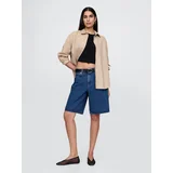 GAP Denim Shorts Mid Rise Longline - Women's