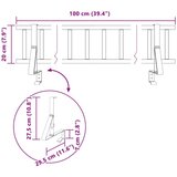  Zaštita od snijega za krov Antracit 100 x 29 5 x 34 5 cm Čelik | shoptok.hr