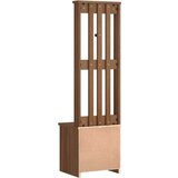 vidaXL Drevo za dvorano "SANDENS" 45x40x159,5 cm masivni les bora | Shoptok.si