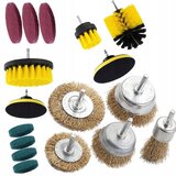 Rosfix Set 12 elementov za čiščenje za vijačnik + Set 5 žičnatih ščetk za vijačnik, (22006537) | Shoptok.si