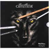  Umetniški kpl Cretacolor wolf paket 25 kos v kovinski škatli (bele pastele, art pastel, nero palčke, oglje, pripomočki) Cijene
