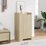 vidaXL Omarica za čevlje sonoma hrast 52x37,5x100 cm inženirski les | Shoptok.si
