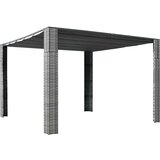  Sjenica s krovom od poliratana 300 x 300 x 220 cm siva i antracit | shoptok.hr