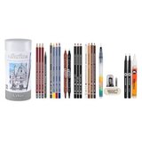  Umjetnički kpl Cretacolor urban sketching (grafitne olovke, bojice aquarel marino, kist, šiljilo) | shoptok.hr