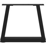 vidaXL Noge jedilne mize V-oblike 2 kosa črne 40x(30-31,3) cm jeklo | Shoptok.si