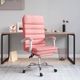 Maison Chic Masažni pisarniški stol - računalniški stol roza umetno usnje, (21784451) | Shoptok.si