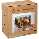 SG ZDJELA ZA SALATU ARHA 24CM STAKLO PROZIRNA | shoptok.hr